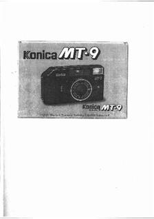Konica MT 9 manual. Camera Instructions.